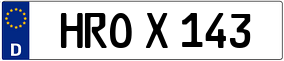 Truck License Plate